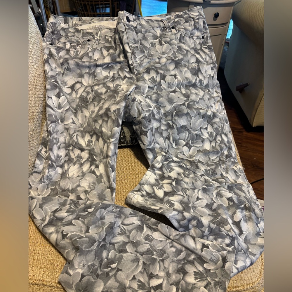 Michael Kors Floral Jeans.  16W